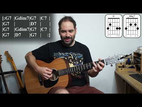 Deep River Blues  - Flatpicked Guitar Lesson (in G)