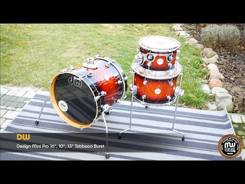 MW-Vintage.pl - DW Design Mini Pro 16", 10", 13" Tobbaco Burst Quick Review 4K