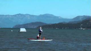 preview picture of video 'Walking on Lake Tahoe Water'