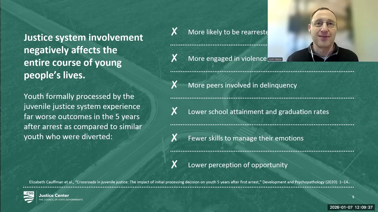 Improving Public Safety & Outcomes for Youth in Michigan 1-7-26