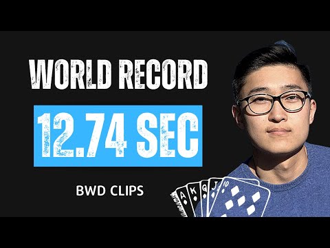 How I MEMORIZED A Deck Of Cards In 12.74 Seconds