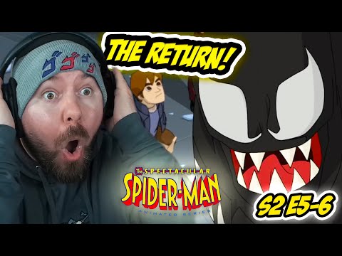 VENOM RETURNS… AND HE OUTS SPIDER-MAN AS PETER?! | First Time Watching Spectacular Spider-Man