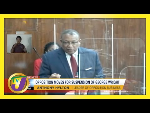 PNP Moves For Suspension of George Wright TVJ News April 13 2021