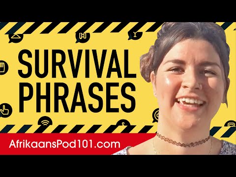 All Survival Phrases You Need in Afrikaans! Learn Afrikaans in 20 Minutes!