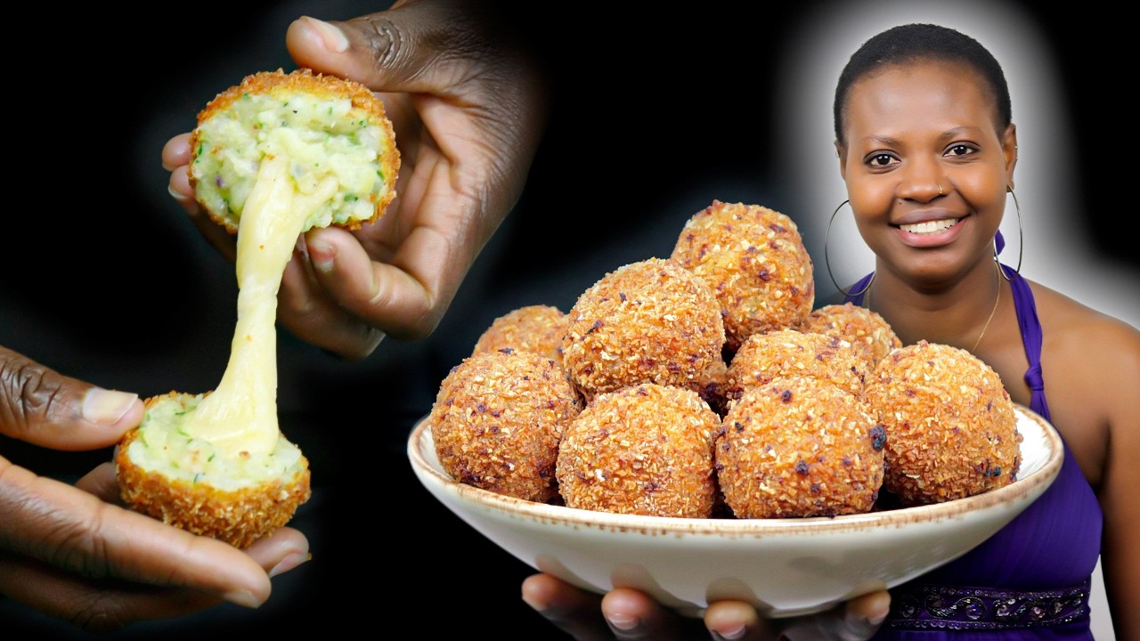 Croquettes de POMMES de TERRE au FROMAGE (POTATO CHEESE BALLS)
