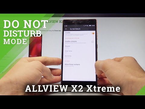How to Turn On Do Not Disturb ALLVIEW X2 Xtreme - Set Up Android Do Not Disturb