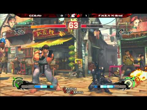 Air vs K-Brad - Canada Cup Gaming 2012 SFIV