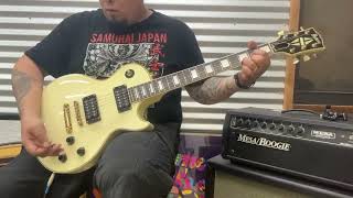 Video thumbnail for 1980’s Burny RLC-60 Les Paul Custom by The Guitar Dude