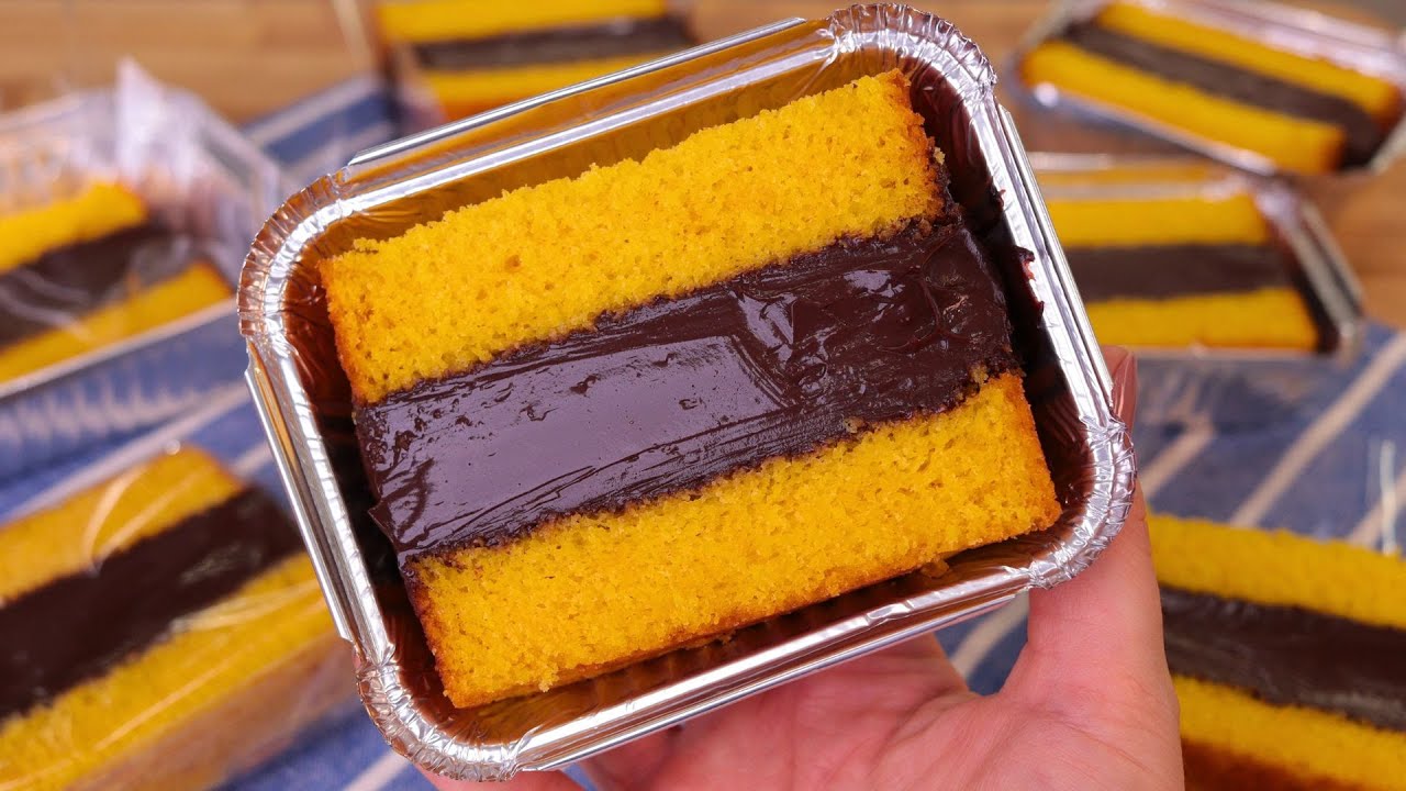 CHOCOLATE CARROT CAKE SLICE! STUFFED CARROT CAKE SLICE IN A LUNCHBOX MAKE AND SELL SWEETS