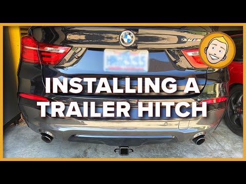 INSTALLING THE CURT 13316 HITCH on a 2017 BMW X4/X3 M40i (F26/F25)