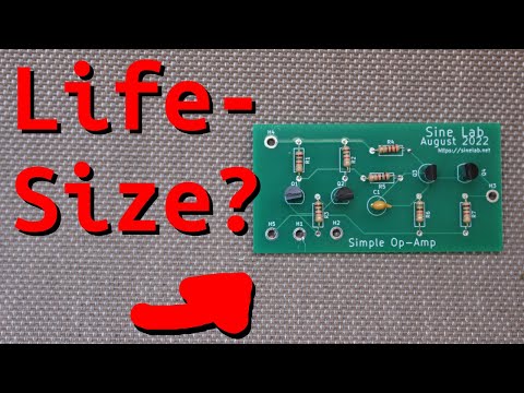Life-Sized OP-AMP!? - How do OP-AMPs work?