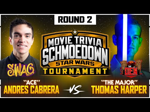 Andres Cabrera vs Thomas Harper - Movie Trivia Schmoedown Star Wars Tournament