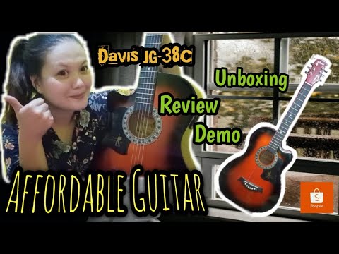 #Guitar Unboxing: #Davis #JG-38C Demo and Review #juniorguitar #davis #guitarunboxing #jg38c #guitar