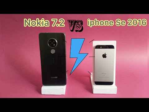 Nokia 7.2 vs iphone Se 2016 comparison | Speed test