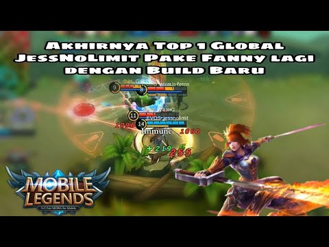 AKHIRNYA JESSNOLIMIT RANK 1 GLOBAL KEMBALI MEMAKAI FANNY - Mobile Legends Indonesia