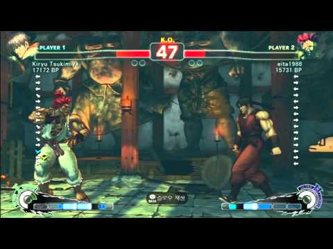 SSF4 Rank Match  Kiryu Tsukimiya (GY)  vs  eita1988 (GO)
