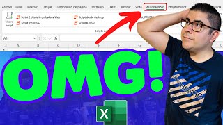Nueva Pestaña Automatizar en Excel de Escritorio