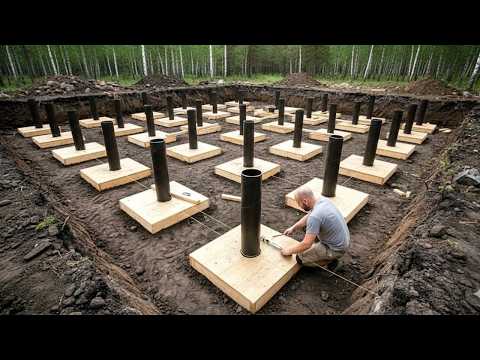 Man Spends 1 Year Building a Log Cabin in the Forest | from beginning to end @Bjorn Brenton