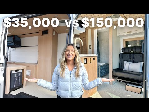 $35,000 vs $150,000 Van Conversion (full tour)