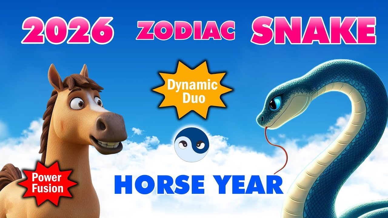 2026 Snake Horoscope: The Dynamic Duo with the Fire Horse!  2026 Full Zodiac Prediction
