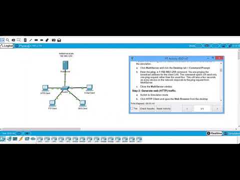 14.8.1 packet tracer - TCP and UDP Communications