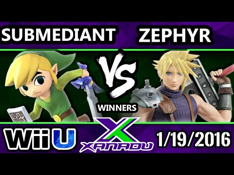 S@X 133 - Submediant (Toon Link, Mario) Vs. DG | Zephyr (Cloud) SSB4  - Smash Wii U - Smash 4