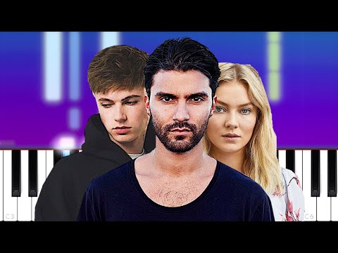 R3HAB & Astrid S & HRVY - Am I The Only One  (Piano Tutorial)