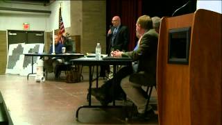 North Olmsted Residents Pack into School for Flood Meeting