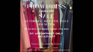 PROM DRESS LIQUIDATION SALE - SavvyShopper.store