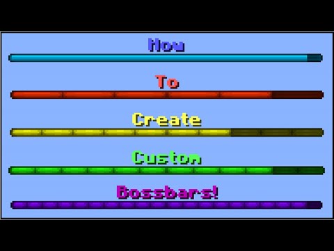 MaxStuff - Minecraft - How To Create Custom Bossbars!