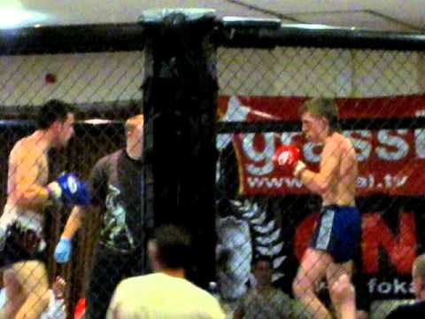 Cork Muay Thai 24 OCT 2010 Fight 1 part 1 of 3