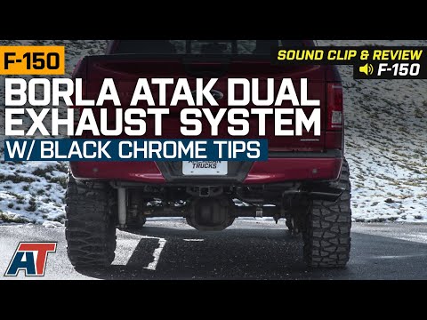 2015-2019 F150 5.0L Borla ATAK Dual Exhaust System w/ Black Chrome Tips Sound Clip & Review