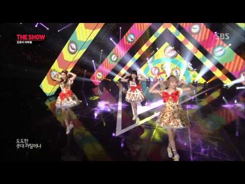140408 Orange Caramel   Catallena 까탈레나 @ SBS The Show All About K Pop 1080P