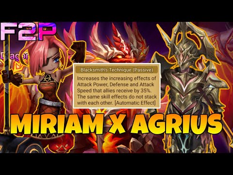 MIRIAM X AGRIUS !!! DRAGON ABYSS HARD SPEED TEAM SUMMONERS WAR