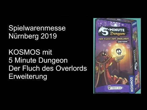 Spielwarenmesse 2019 Nürnberg - KOSMOS: 5 Minute Dungeon Erweiterung Der Fluch des Overlords