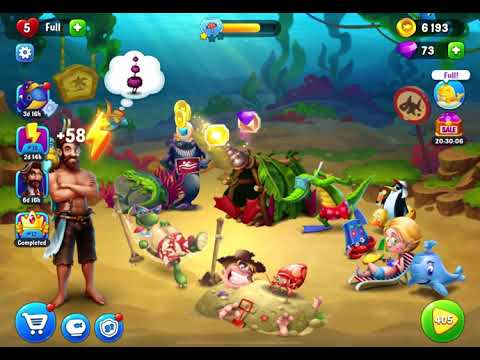 Fishdom 404 level Gameplay Story