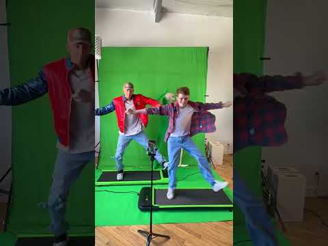 BEHIND THE SCENES! Merrick & @MattSDance Spooky Skeletons dc @boomerb_tv  #halloween #bts #shorts