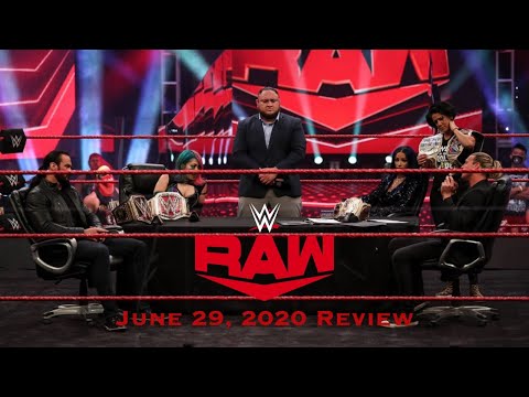 WWE RAW Live Review 6/29/2020