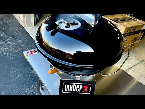 Modified Weber Jumbo Joe 18” Charcoal Grill / Bacon Wrapped  and Sauced Chicken Legs!