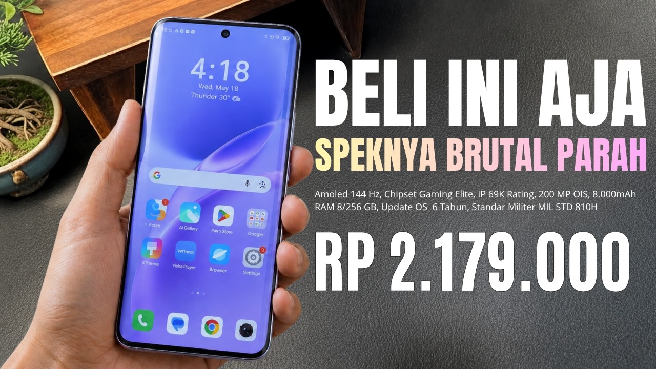 BRUTAL PARAH‼️200 MP OIS, 8.000MAH, RAM 8/256 GB  - HP 2 JUTAAN TERBAIK 2026