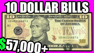 EXPENSIVE $10 Dollar Bills In Pocket Change Worth BIG Money - Error Notes To Look For