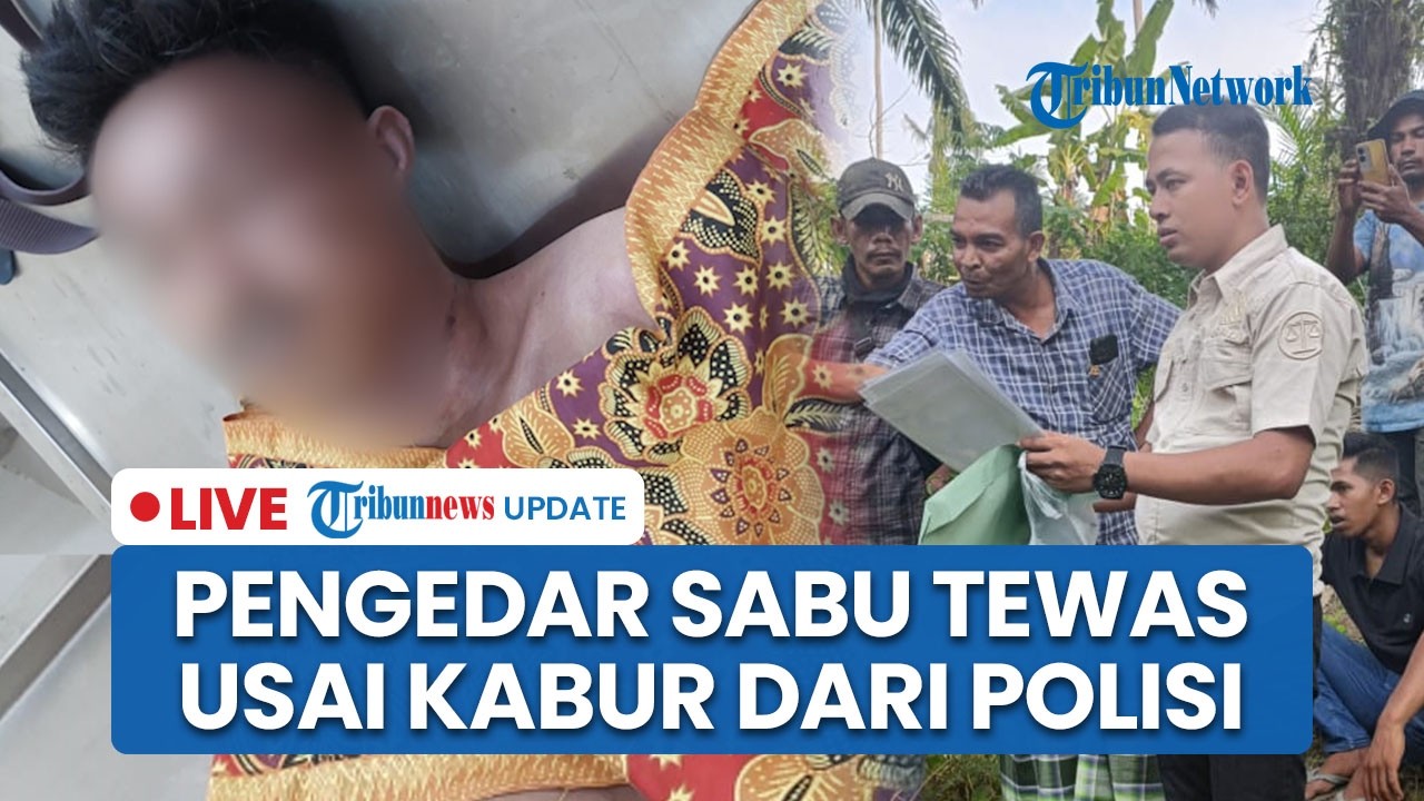 LIVE: Pengedar Sabu Meninggal Setelah Diperiksa Aparat, Polda Aceh: Jatuh ke Lereng saat Ditangkap