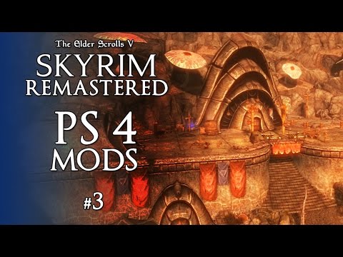 Skyrim Remastered PS4 Mods #3 - MORROWIND CASTLE - Homes & Buildings Skyrim Special Edition PS4 Mods