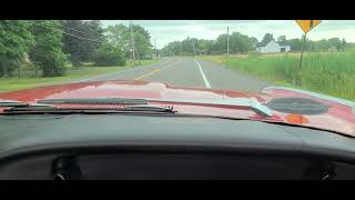 1962 Ford Thunderbird Sport Roadster Cold Start and Driving POV
