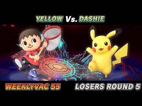 WeeklyVac 55 - SSBU - Yellow (Villager) vs Dashie (Pikachu)