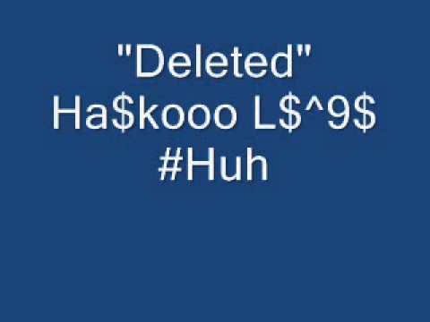 Deleted- Haskooo