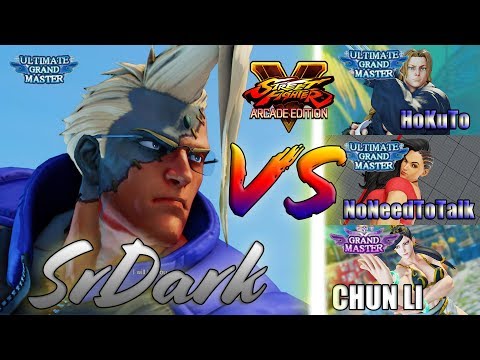 SFV AE 👊🏻 SrDark (NASH) vs HoKuTo (VEGA) & NoNeedToTalk (LAURA) & CHUN-LI