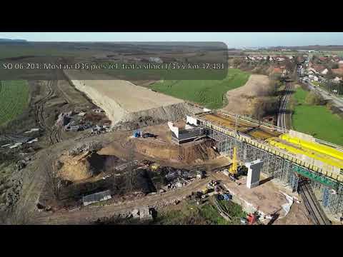 Stavba dálnice D35 Džbánov - Litomyšl 11/2025