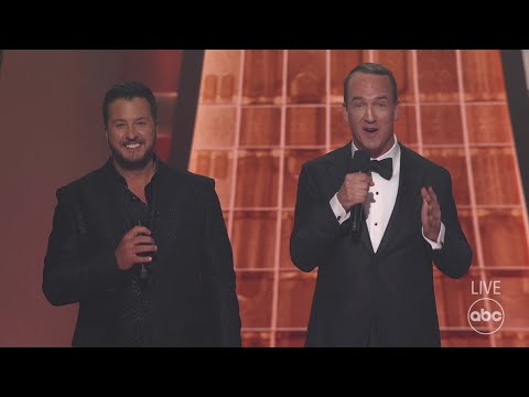 Luke Bryan and Peyton Manning Welcome Everyone to CMA Awards 2023 - The CMA Awards