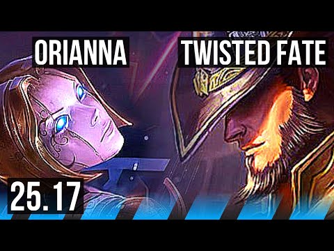 ORIANNA vs TWISTED FATE (MID) | KR Master | 25.17